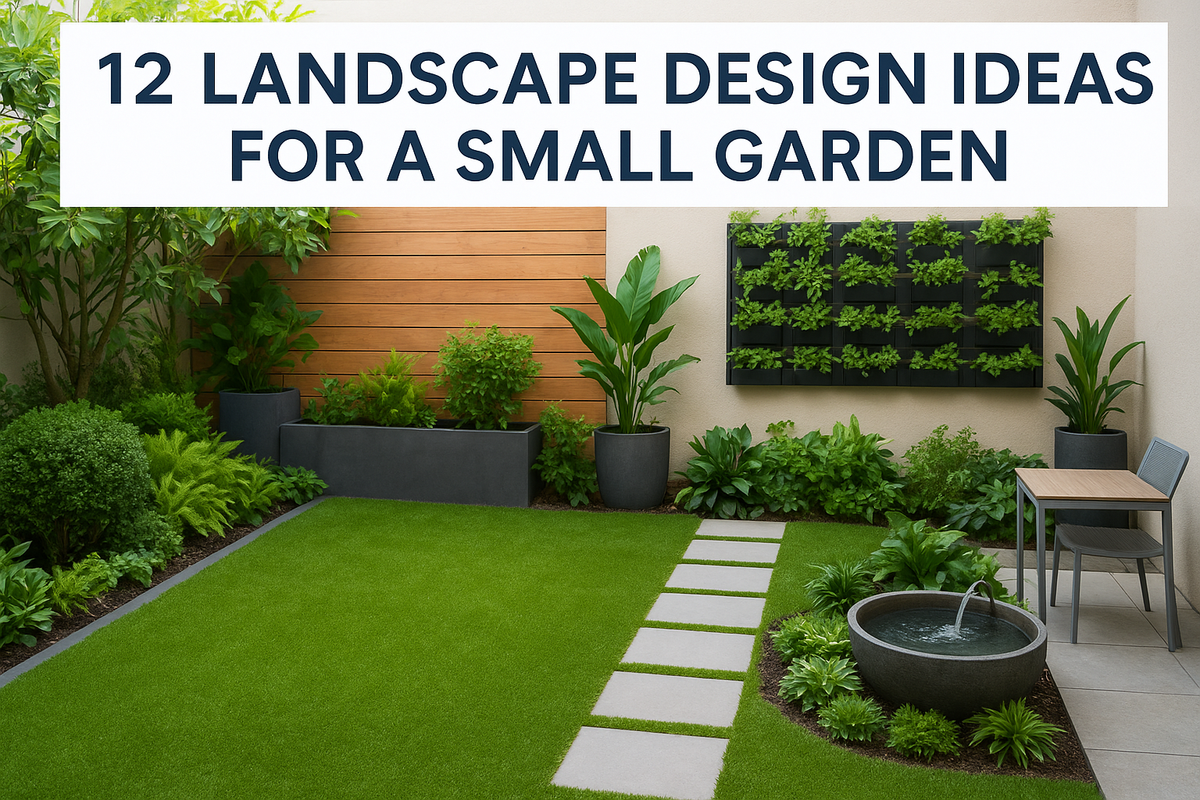 12 Landscape Design Ideas for a Small Garden