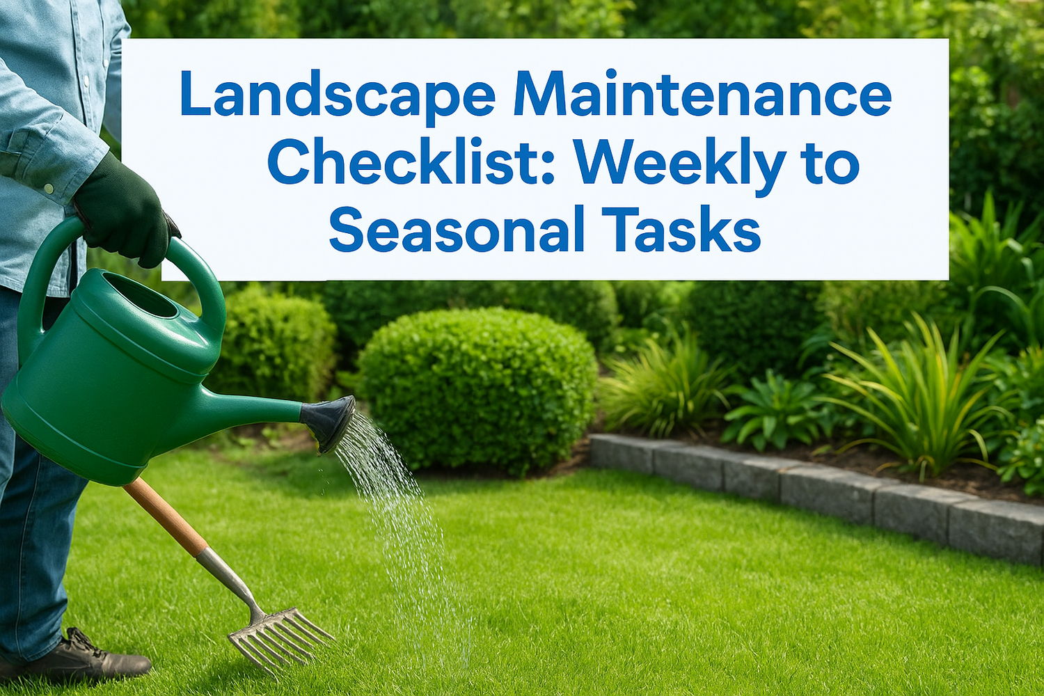Landscape Maintenance Checklist: Weekly to Seasonal Tasks