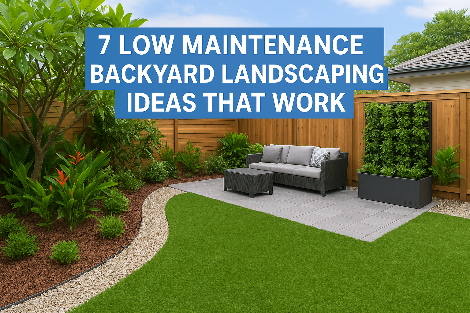 7 Low Maintenance Backyard Landscaping Ideas That Work