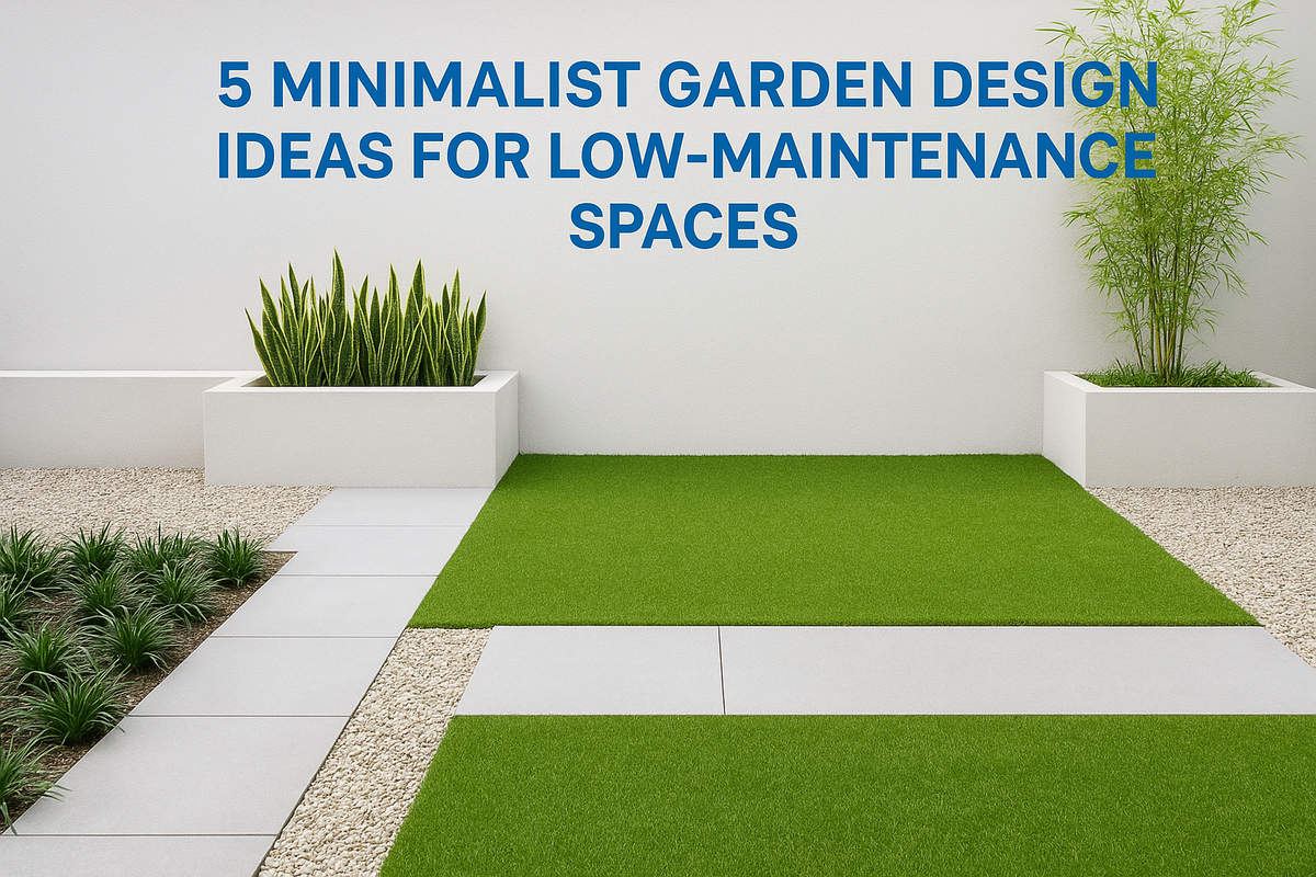 5 Minimalist Garden Design Ideas for Low-Maintenance Spaces