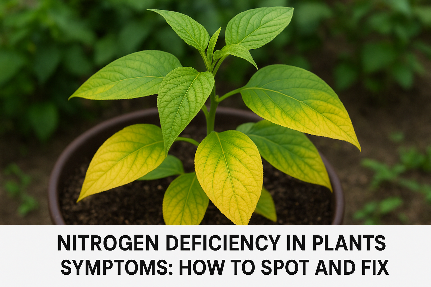 Nitrogen Deficiency In Plants Symptoms: How To Spot And Fix