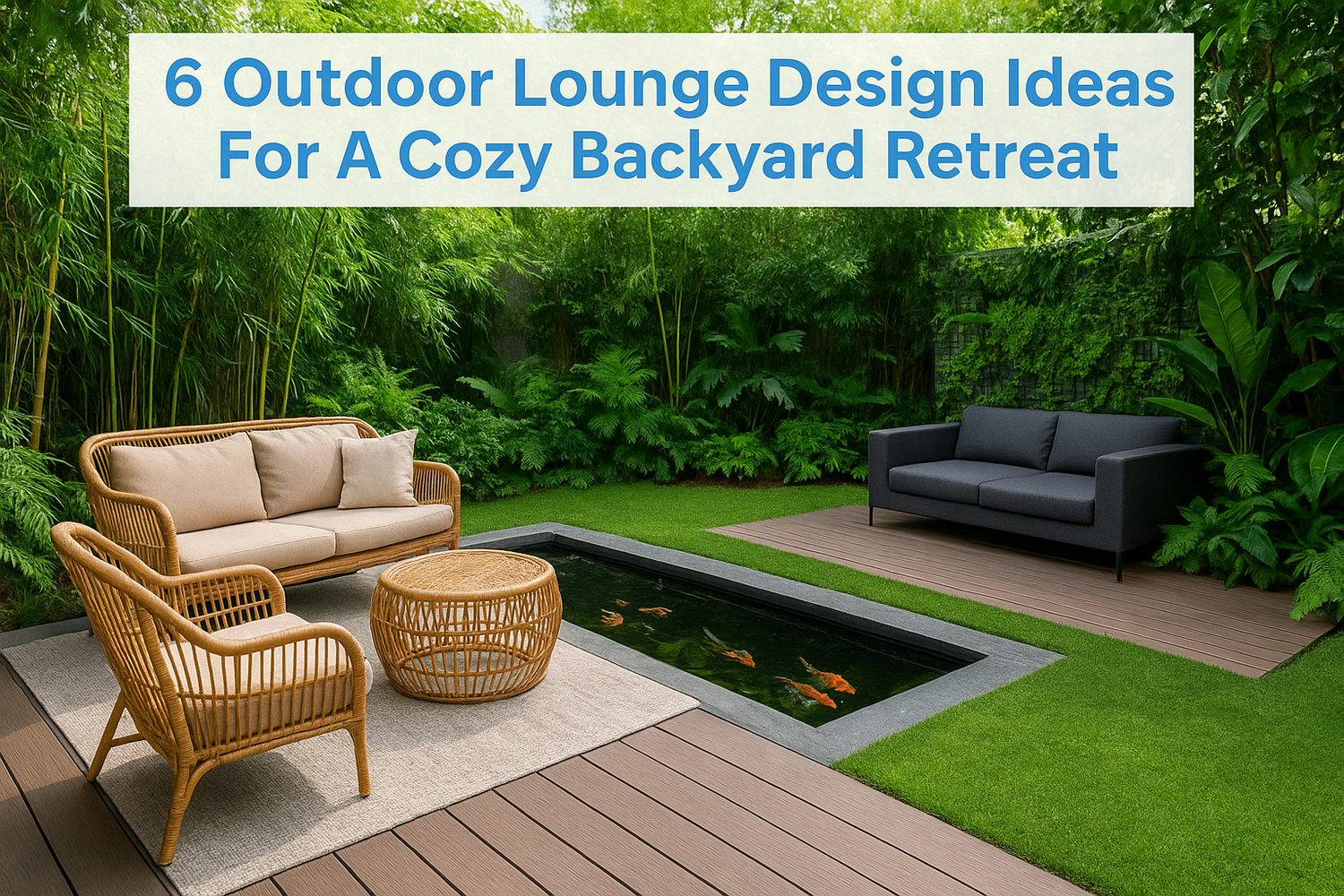 6 Outdoor Lounge Design Ideas For A Cozy Backyard Retreat
