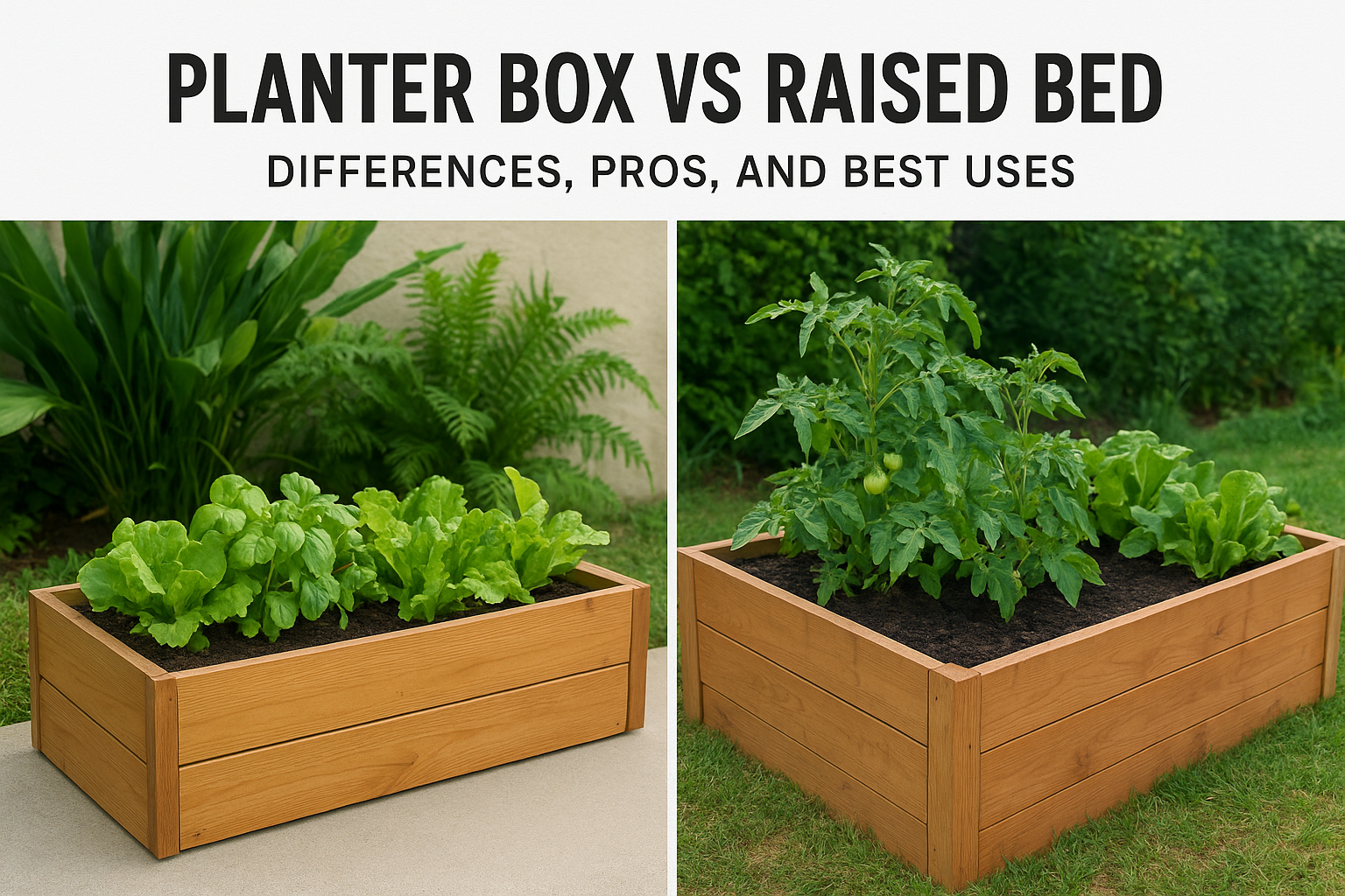 Planter Box vs Raised Bed: Differences, Pros, And Best Uses