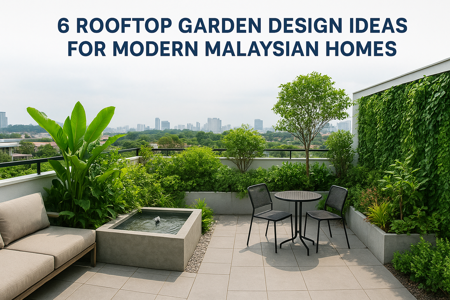 6 Rooftop Garden Design Ideas For Modern Malaysian Homes