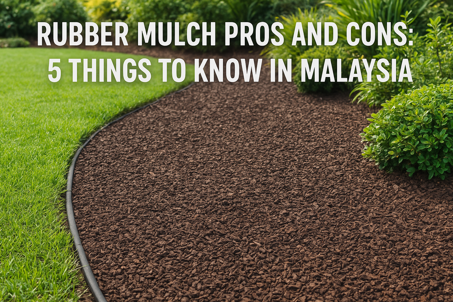 Rubber Mulch Pros And Cons: 5 Things To Know In Malaysia