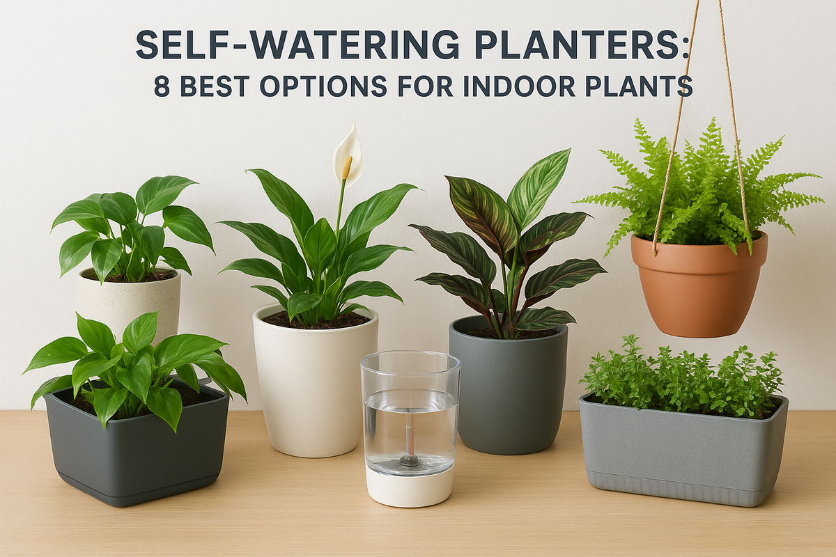 Self-Watering Planters: 8 Best Options for Indoor Plants
