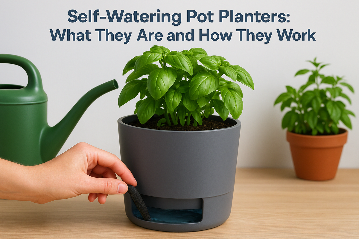 Self-Watering Pot Planters: What They Are and How They Work