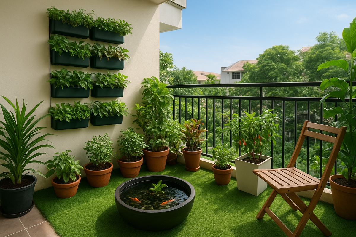 6 Creative Small Balcony Garden Ideas for Malaysian Homes | Konzept Garden