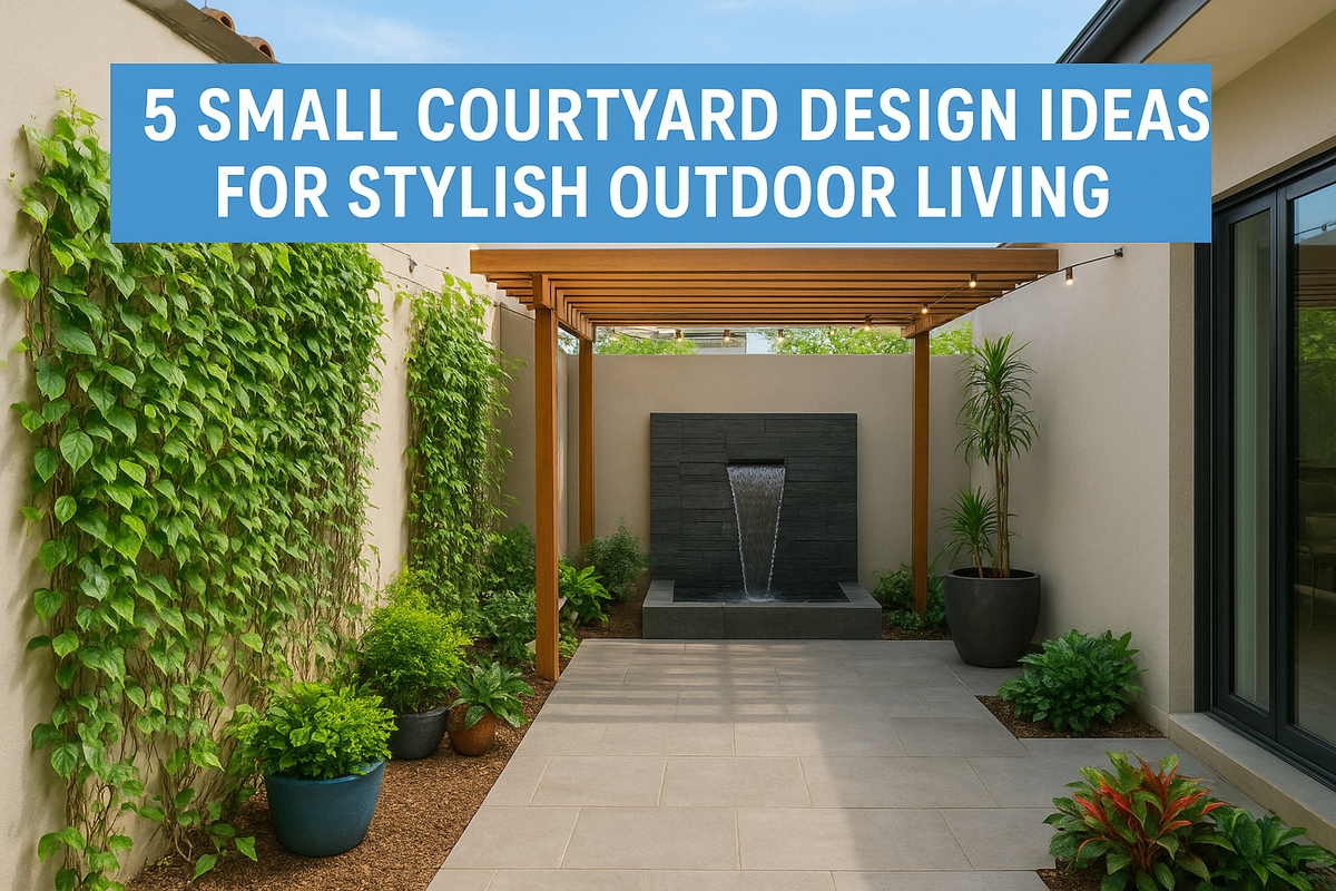 5 Small Courtyard Design Ideas For Stylish Outdoor Living | Konzept Garden