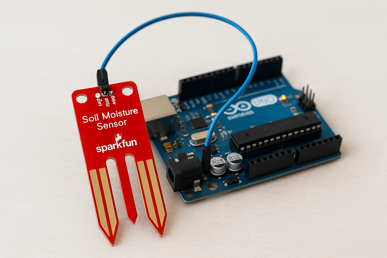 SparkFun Soil Moisture Sensor: Hookup, Code, For Arduino