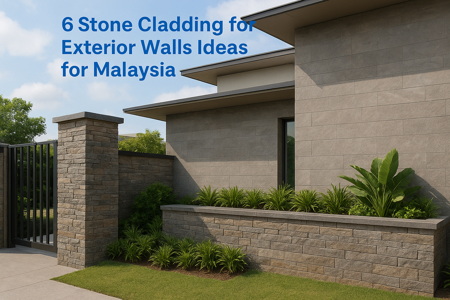 6 Stone Cladding for Exterior Walls Ideas for Malaysia
