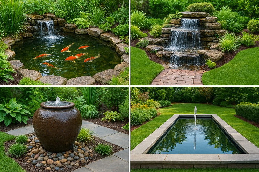 9 Types Of Garden Water Features For Every Backyard Style | Konzept Garden