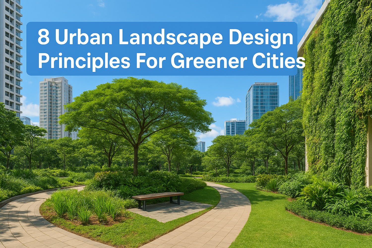 8 Urban Landscape Design Principles For Greener Cities