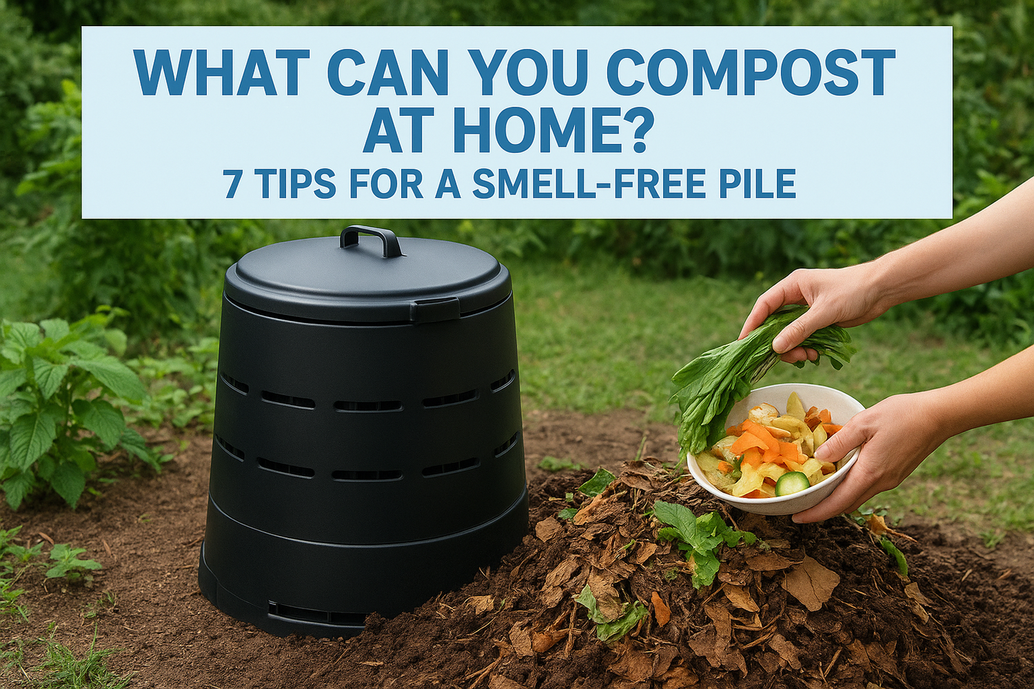 What Can You Compost At Home? 7 Tips For A Smell-Free Pile
