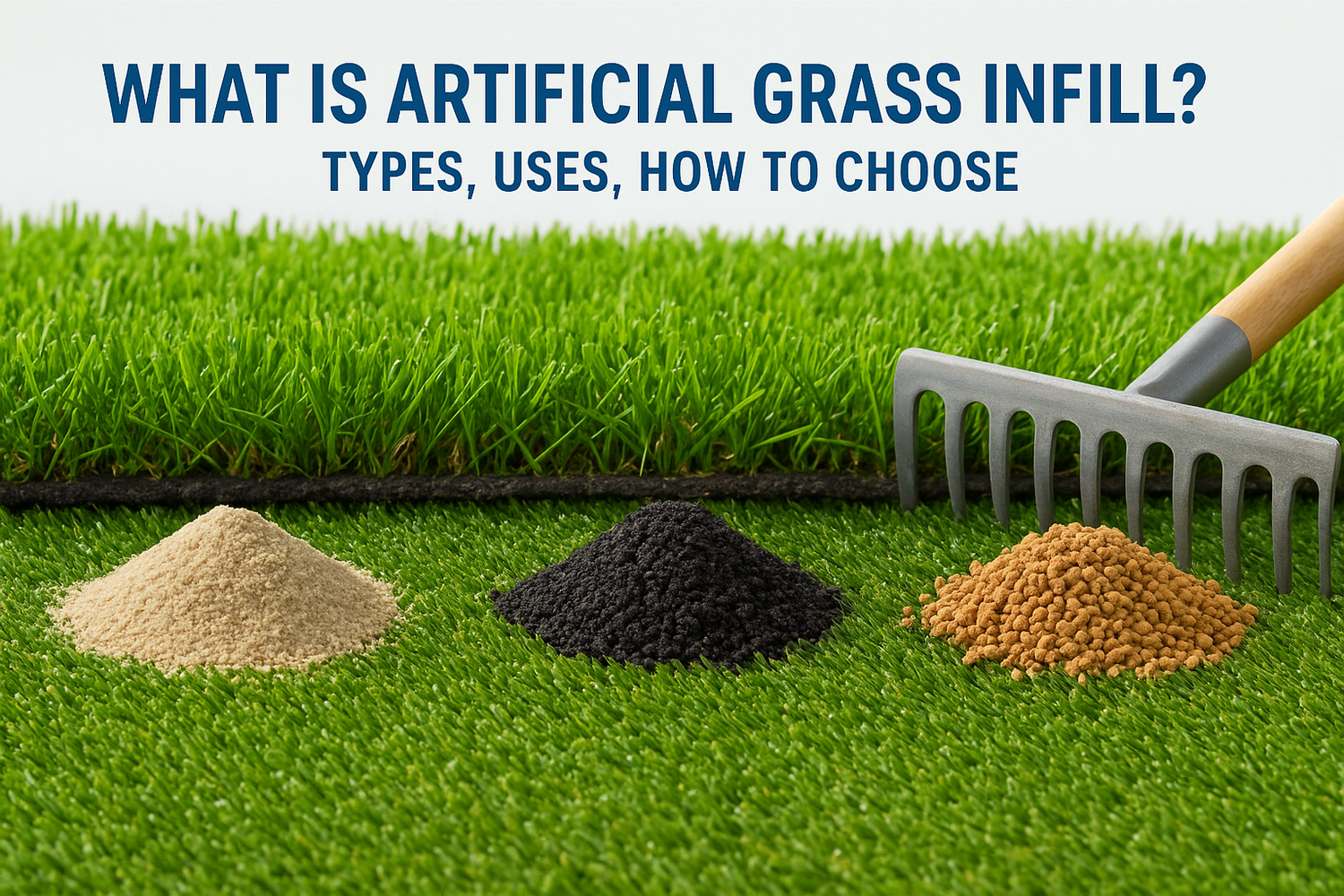 What Is Artificial Grass Infill? Types, Uses, How To Choose