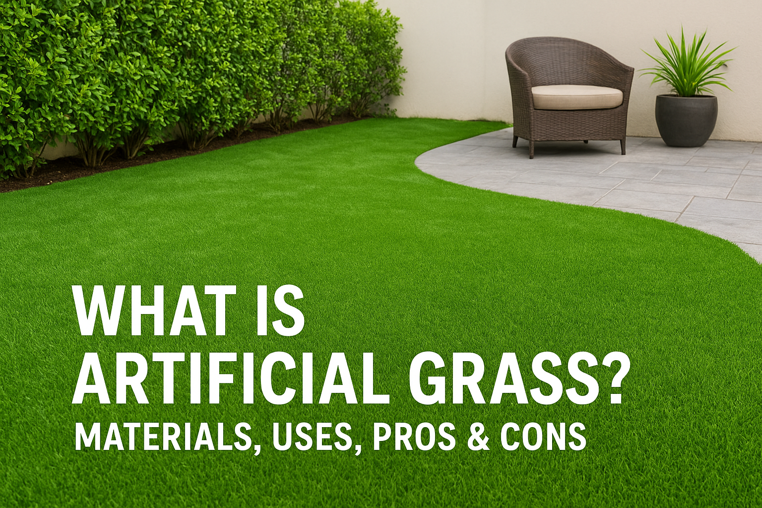 What Is Artificial Grass? Materials, Uses, Pros & Cons