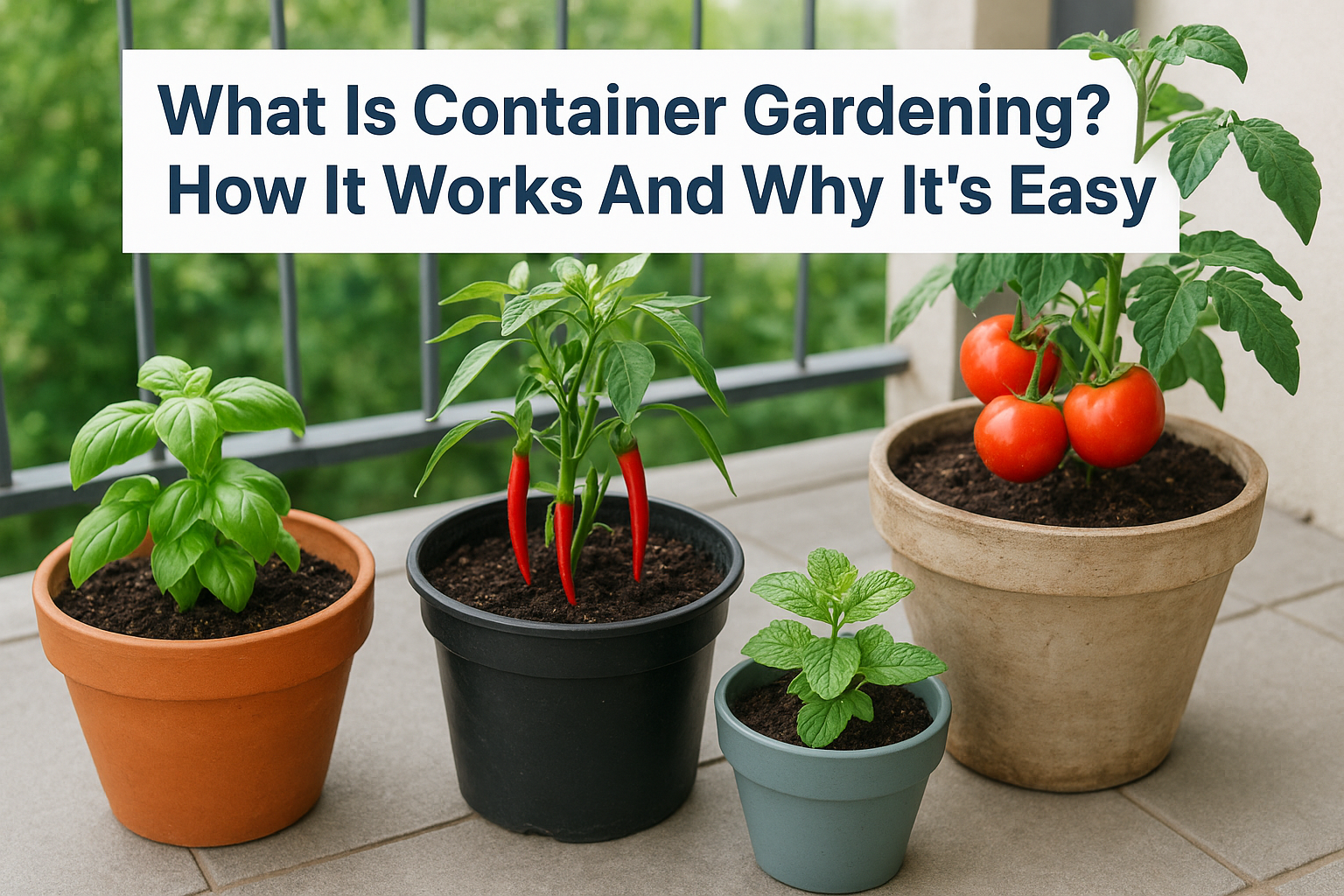 What Is Container Gardening? How It Works And Why It’s Easy