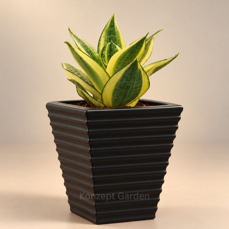 Mini Self-Watering Desk Plant with Live Indoor Plant