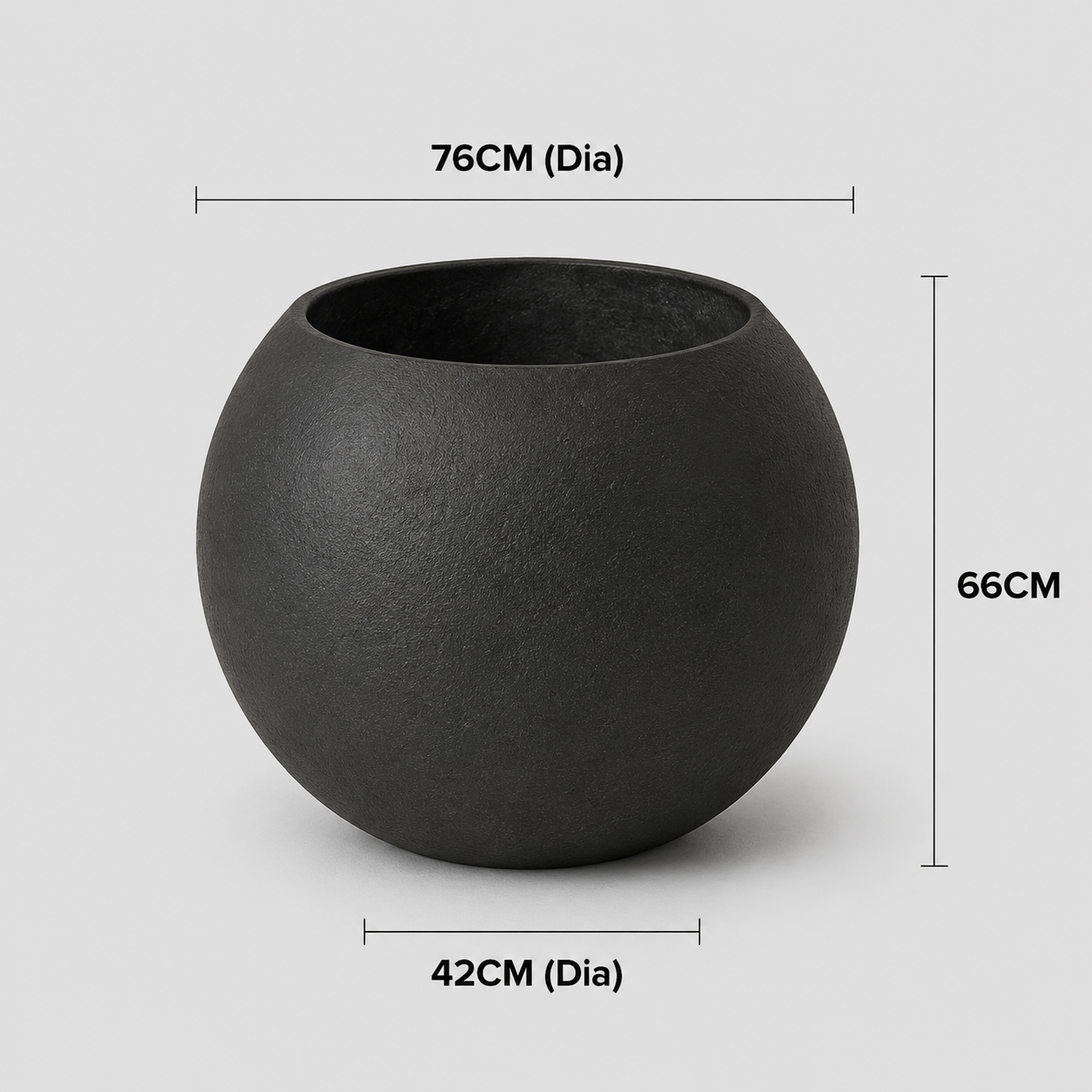 Ziant Hydro Planter 013 L (FRP) GRANITE.